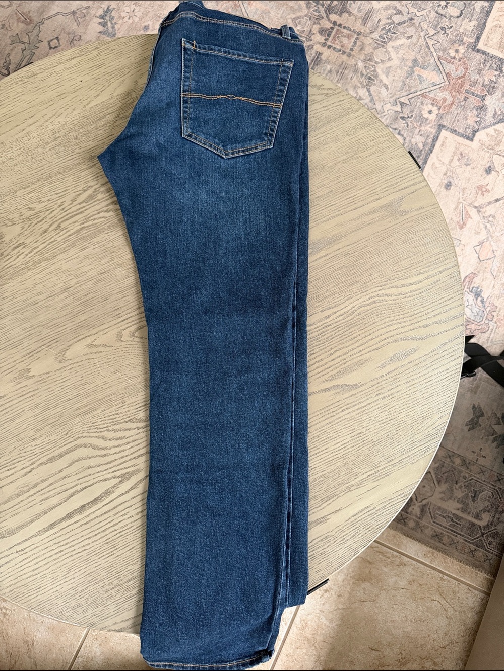 Lucky Brand Men's Dark Blue Straight Jeans